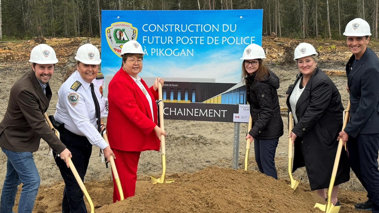 Pikogan lance la construction de son nouveau poste de police
