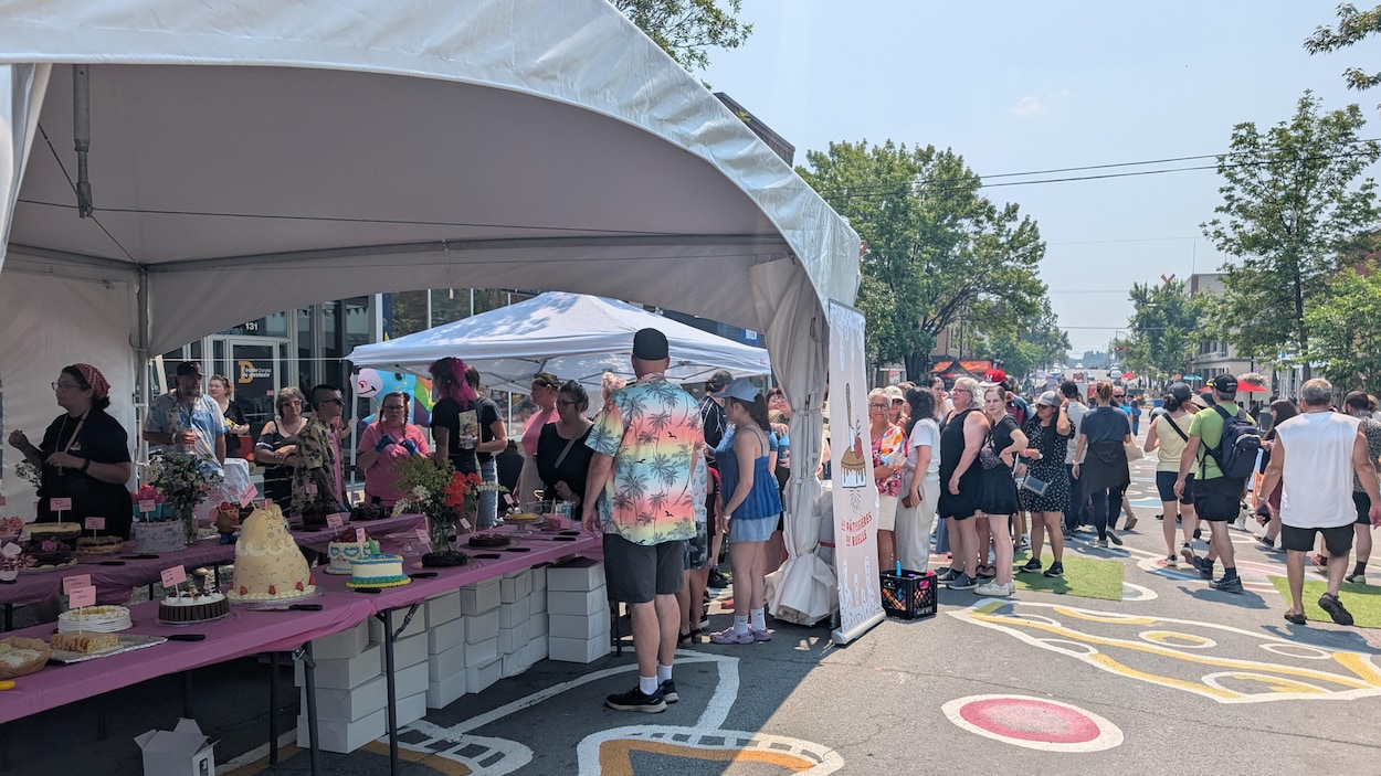 Au Pique-nique cake de Rouyn-Noranda, « les gens sont de bonne humeur »