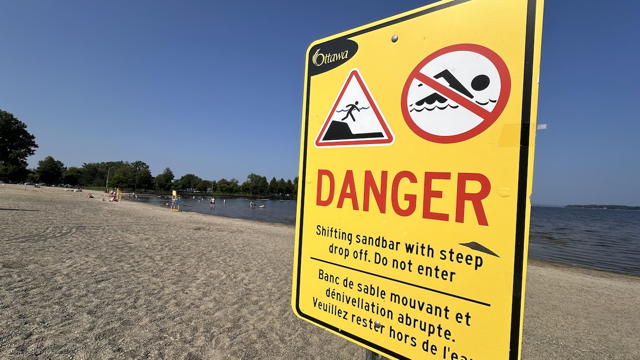 Une noyade près de la plage Britannia