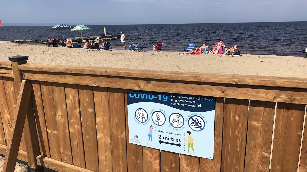 Une plage du lac Saint-Jean.