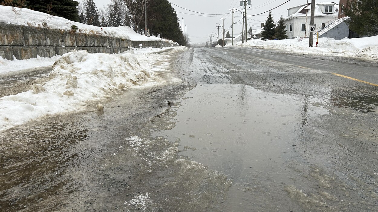 Pluie et redoux jouent les trouble-fête en Abitibi-Témiscamingue