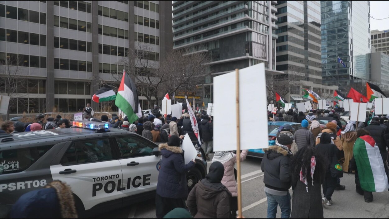 Sécurité policière accrue pour une manifestation