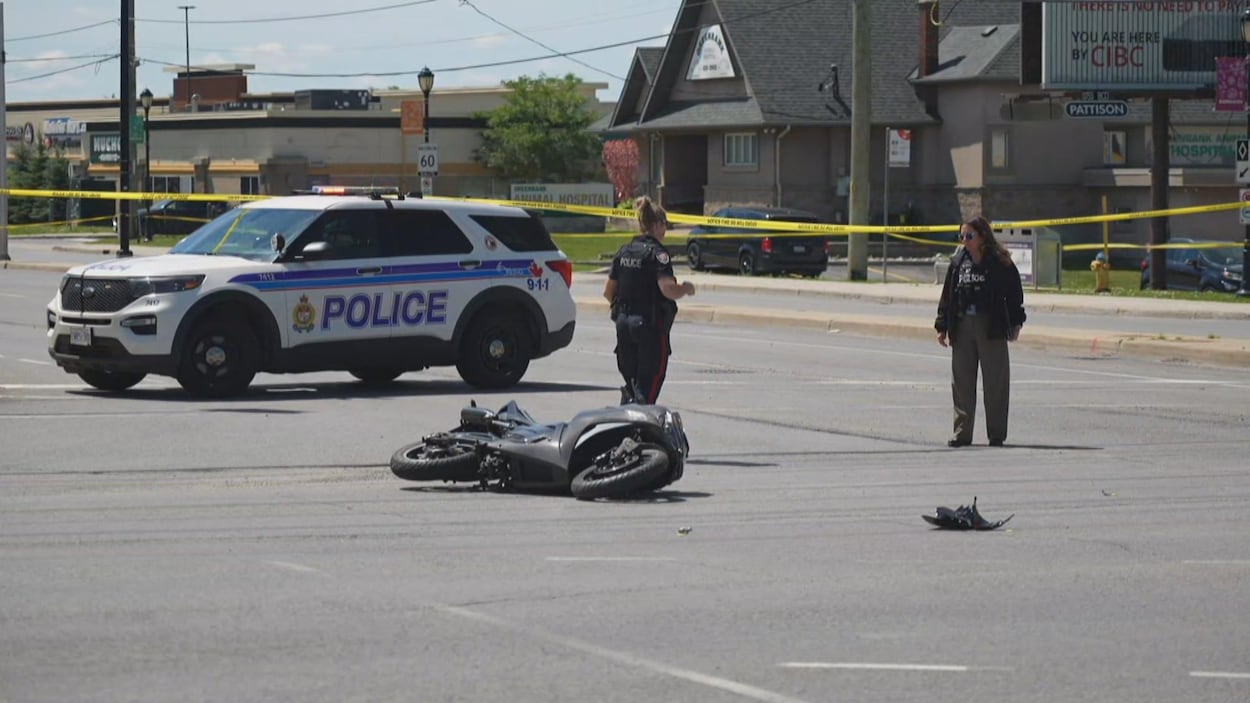 Un conducteur de trottinette dans un état critique après une collision