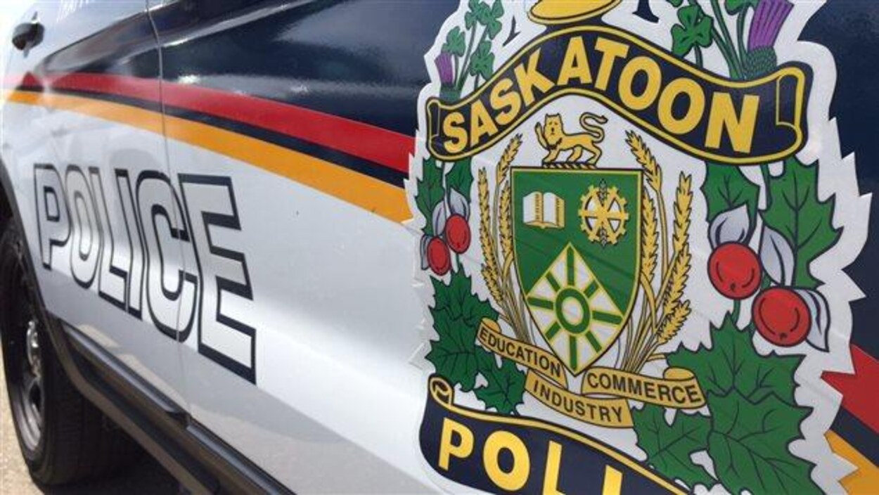 Une voiture de police de Saskatoon.