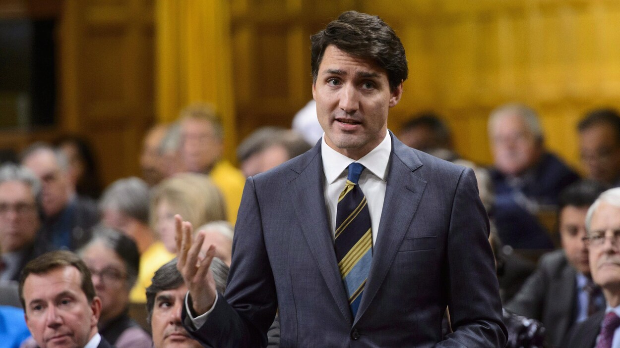 Le premier ministre Justin Trudeau en chambre, à Ottawa Le premier ministre Justin Trudeau en chambre, à Ottawa
