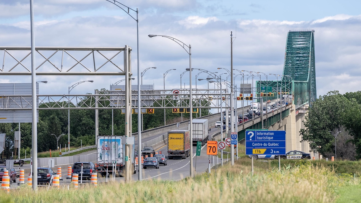 Début d’un bloc de fins de semaine de travaux sur le pont Laviolette