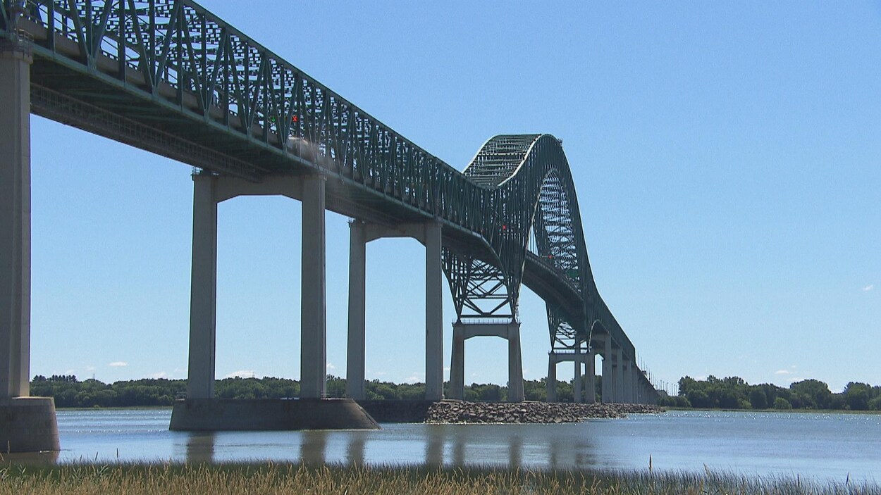 Le pont Laviolette, le 18 juillet 2018