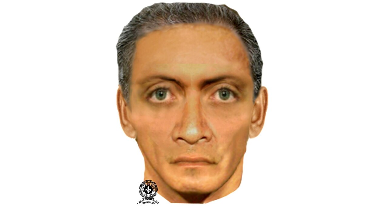 Portrait robot de la personne recherchée par le SPS.