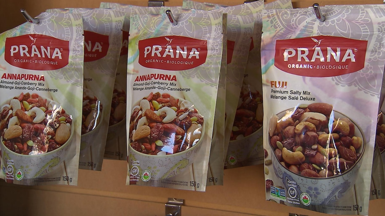 L'entreprise Prana se spécialise dans la production de produits alimentaires biologiques.