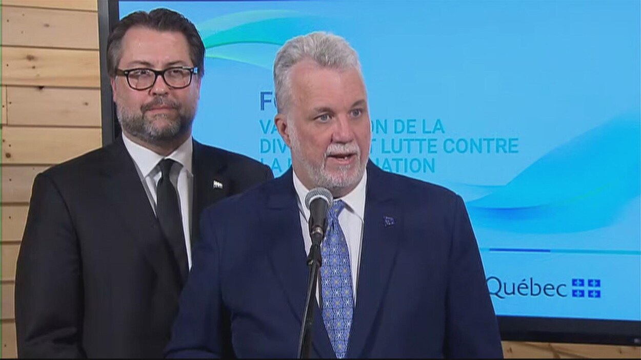Le premier ministre du Québec, Philippe Couillard Le premier ministre du Québec, Philippe Couillard