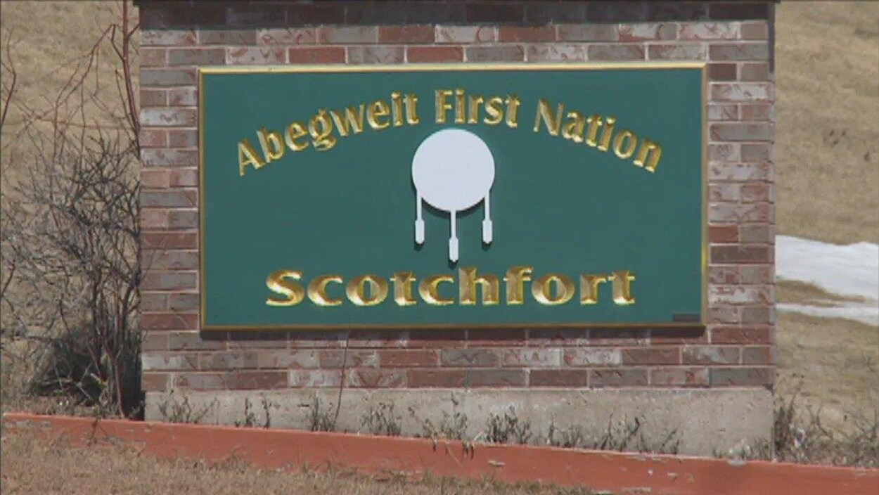Affiche identifiant la réserve de Scotchfort.