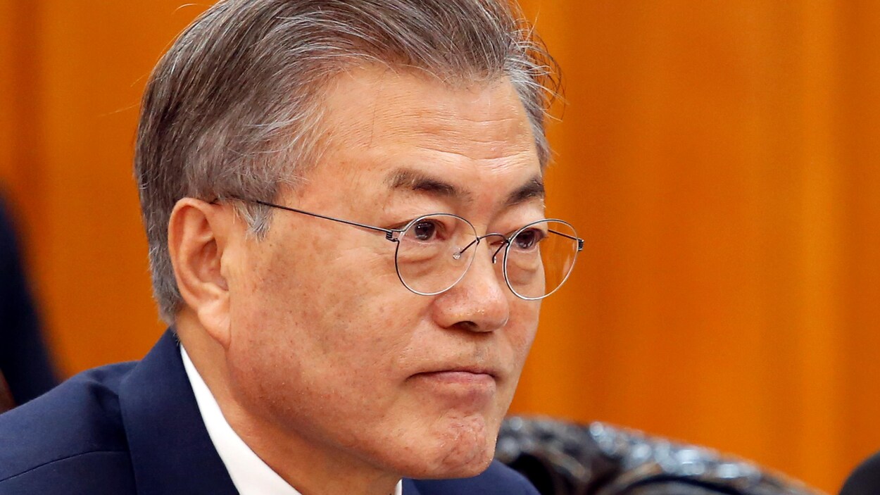 Le président sud-coréen Moon Jae-in Le président sud-coréen Moon Jae-in