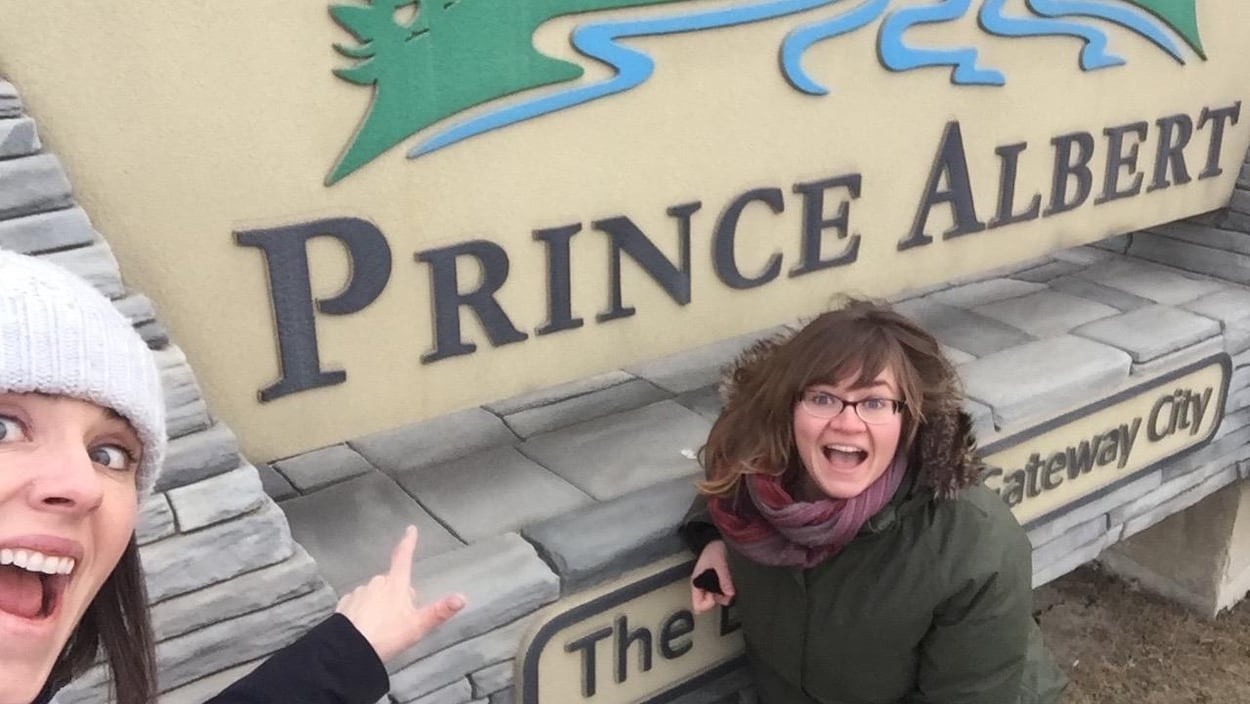 Photo de Nicole Lavergne-Smith et Chantal Hamon qui passent la journée parfaite à Prince Albert