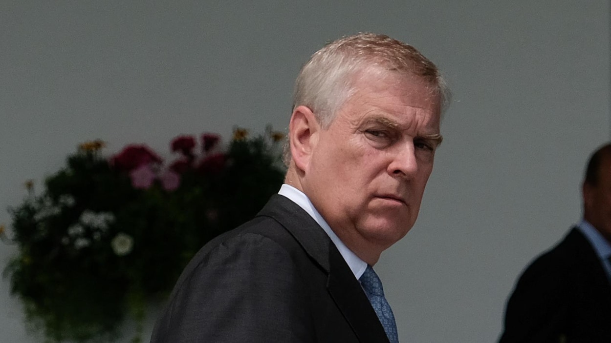 Le prince Andrew à Harrogate en juillet dernier.
