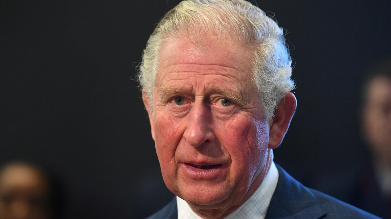 Le prince Charles lors de la visite d'un musée à Londres.