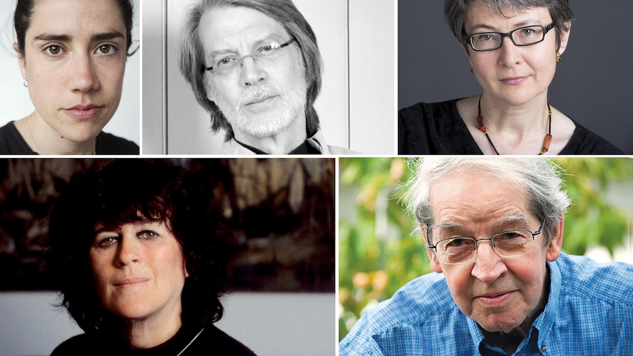 Stéfanie Clermont, René Lapierre, Marie-Pascale Hugo, Marie-Claire Blais et Jacques Brault