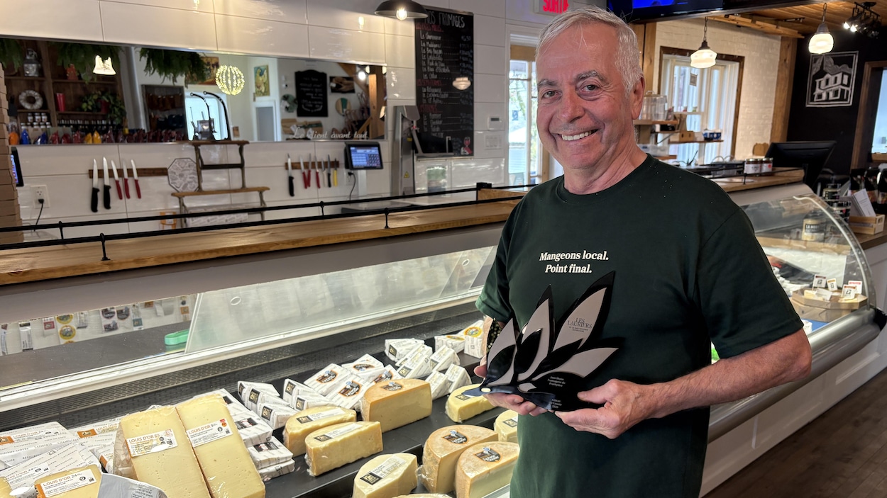 Le propriétaire de la Fromagerie du Presbytère, Jean Morin, sacré artisan de l’année