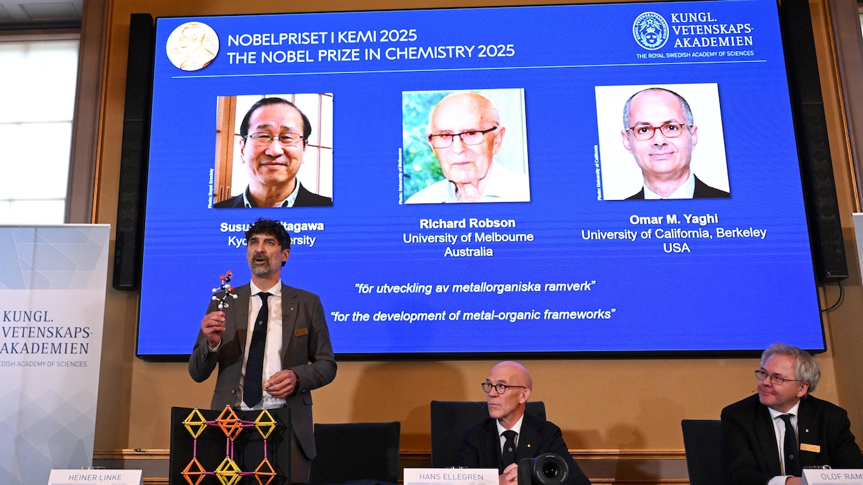 Le Nobel de chimie consacre de nouvelles structures moléculaires au « potentiel énorme »