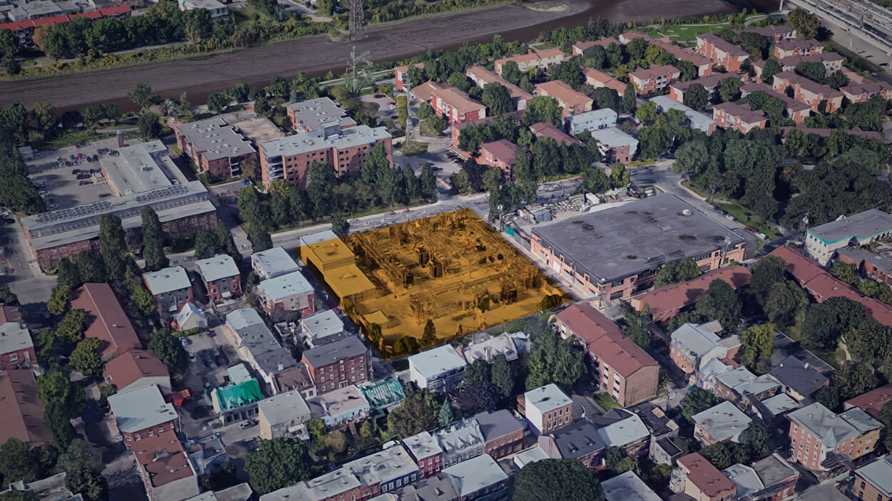 Le projet immobilier sera situé sur le terrain appartenant à Hydro-Québec, entre de la rue du Prince-Édouard et de la rue de la Reine.