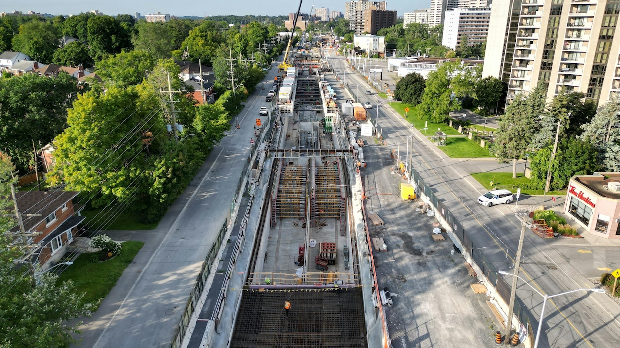 Le prolongement du train léger vers l’ouest retardé par les inondations