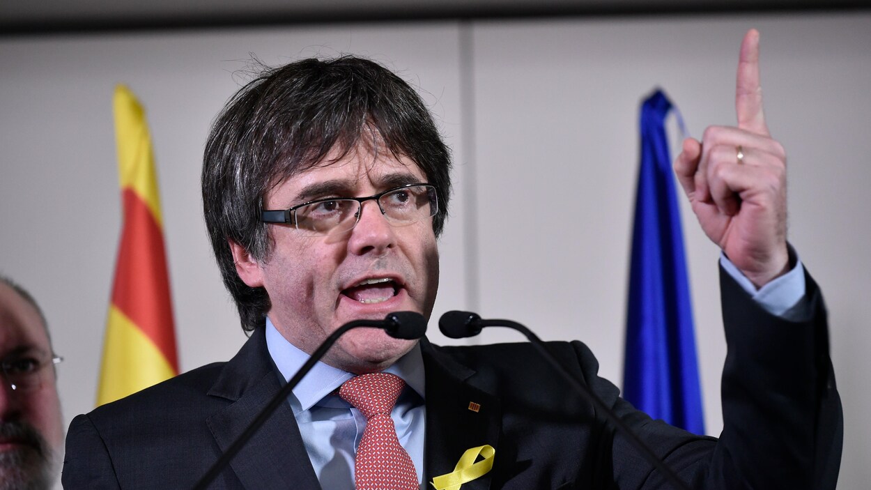 Le président catalan destitué Carles Puigdemont. Le président catalan destitué Carles Puigdemont.