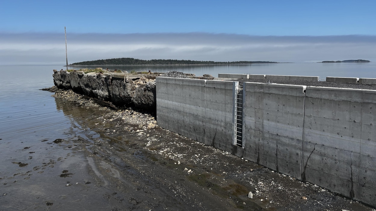 Une nouvelle étape de franchie pour la restauration du quai Taché à Kamouraska