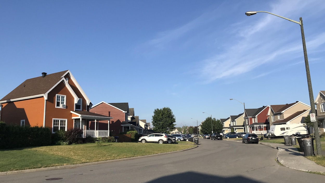 Des maisons en rangée à Lévis.