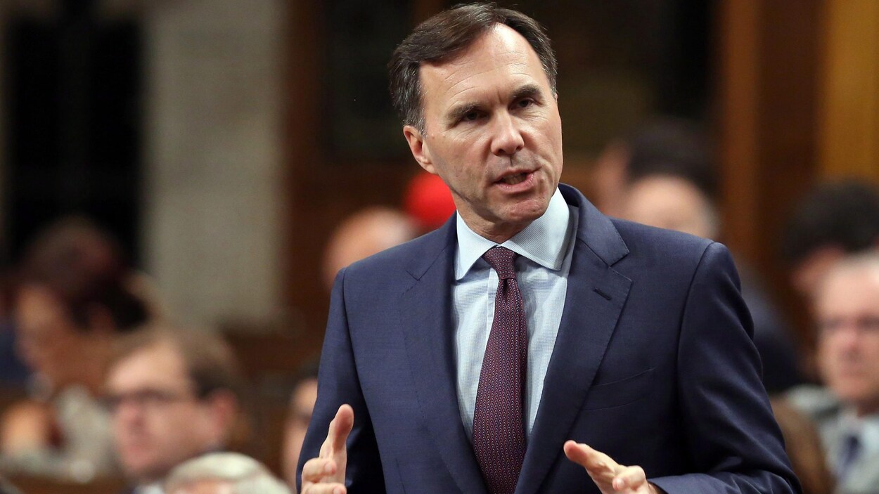 le ministre fédéral des Finances Bill Morneau le ministre fédéral des Finances Bill Morneau