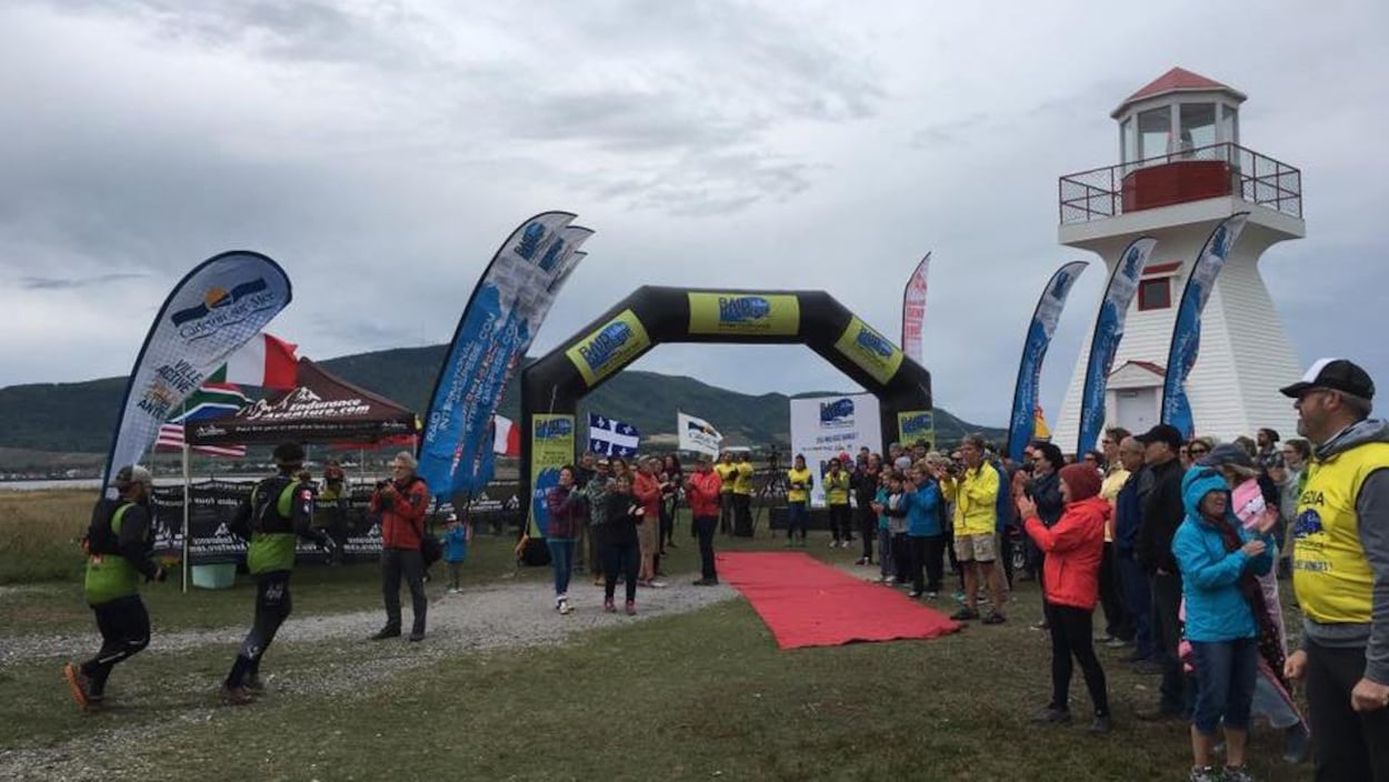 Point d'arrivée du Raid international Gaspésie 2017 à Carleton-sur-Mer Point d'arrivée du Raid international Gaspésie 2017 à Carleton-sur-Mer