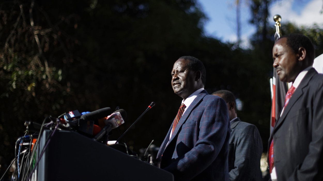 Le chef de file de l'opposition Raila Odinga