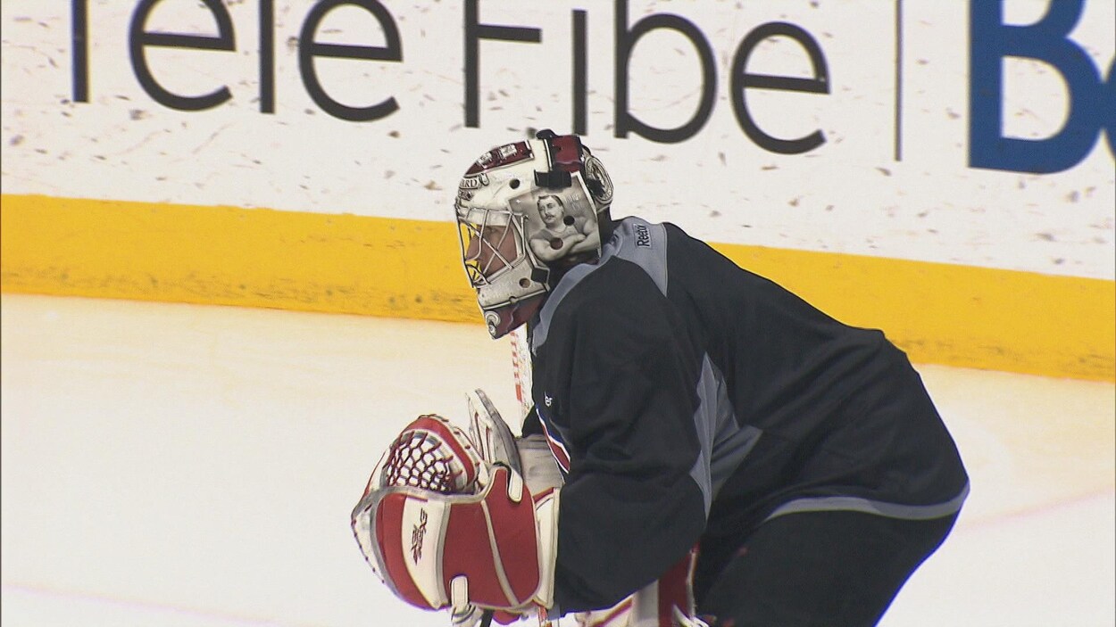 Raphaël Girard lors de son entraînement avec le Canadien de Montréal Raphaël Girard lors de son entraînement avec le Canadien de Montréal
