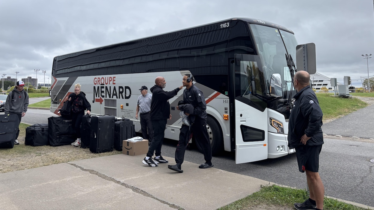 Les Raptors de Toronto arrivent à Québec