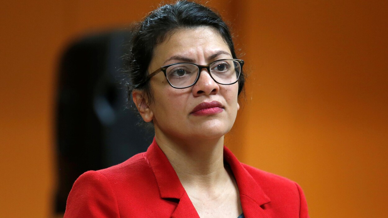 Plan rapproché de Mme Tlaib.