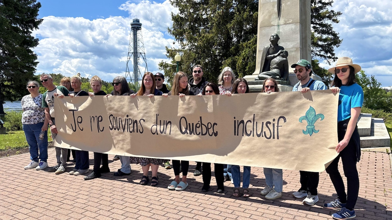 Des groupes répliquent pour un « Québec inclusif » à Shawinigan