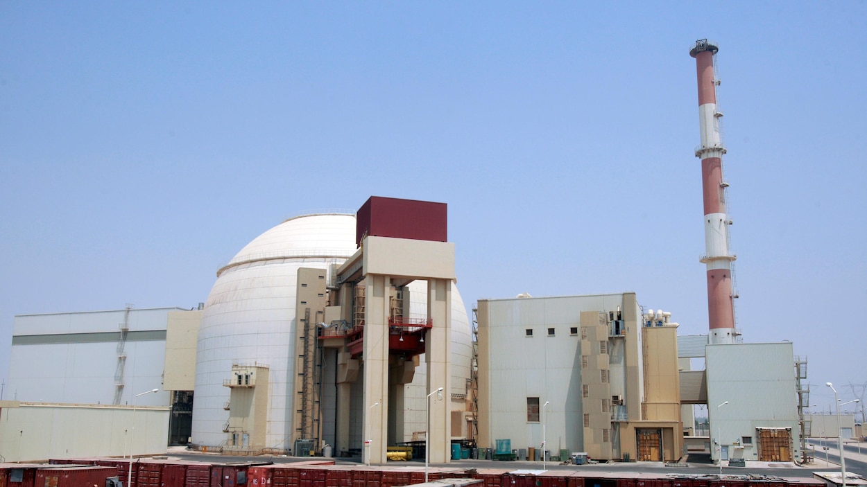 Une centrale nucléaire en Iran. Une centrale nucléaire en Iran.