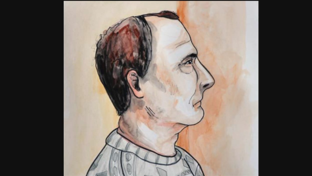 Dessin de Réal Savoie de profil Dessin de Réal Savoie de profil
