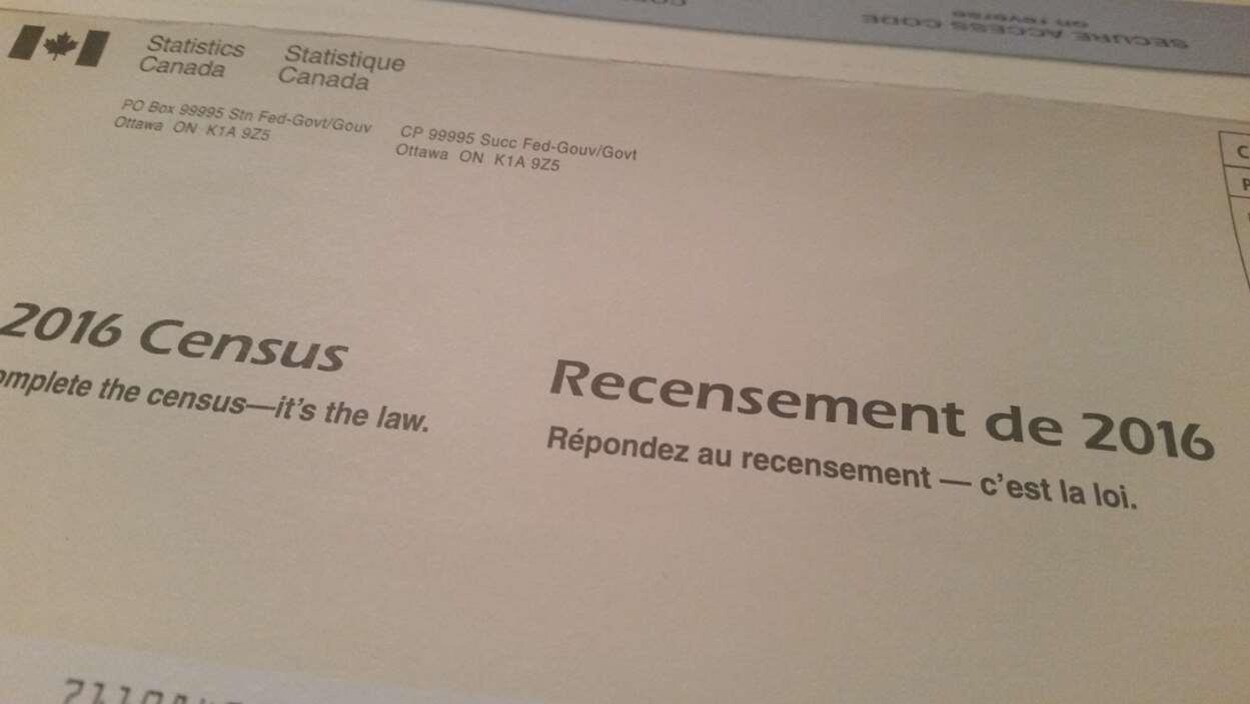 Recensement 2016 Canada.