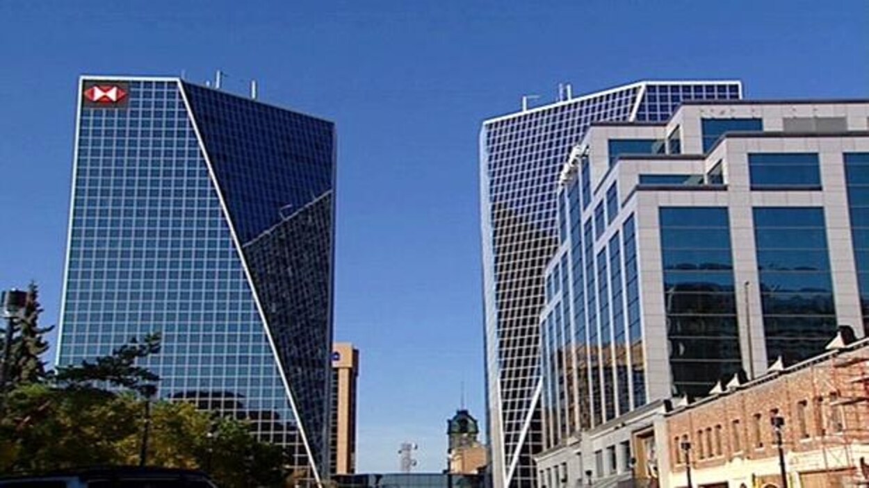 Le centre-ville de Regina en Saskatchewan.