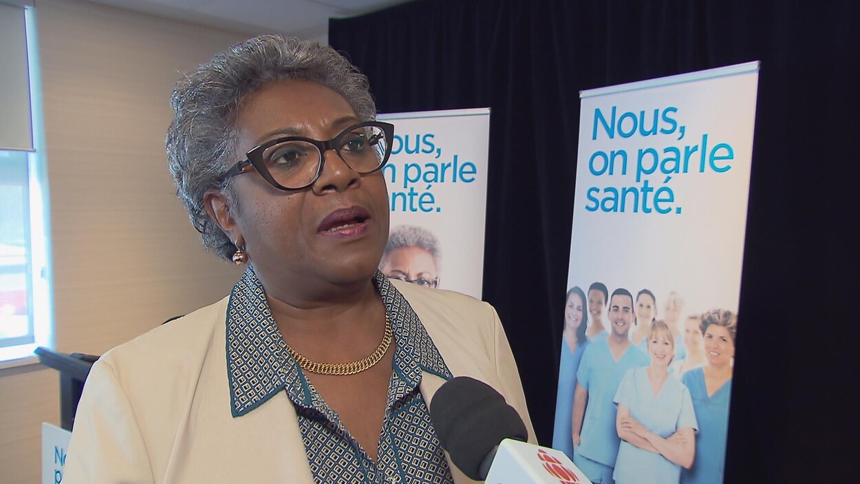 Régine Laurent, présidente de la FIQ