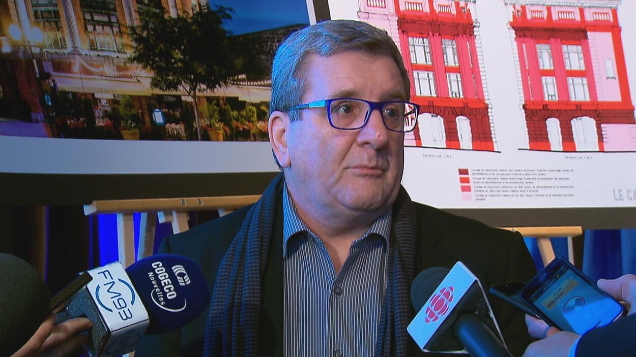 Le maire de Québec Régis Labeaume. Le maire de Québec Régis Labeaume.