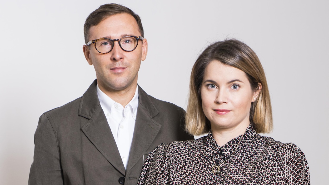 Une photographie en studio de Aileen Burns et de Johan Lundh.