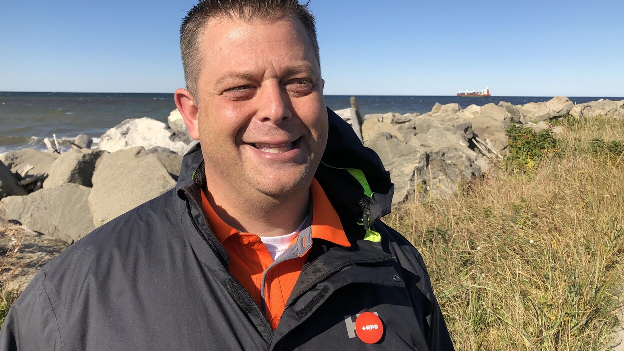 Le candidat néo-démocrate dans la circonscription d'Avignon–La Mitis–Matane–Matapédia, Rémi-Jocelyn Côté.