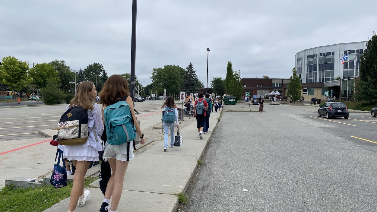 C’est jour de rentrée scolaire à Sherbrooke