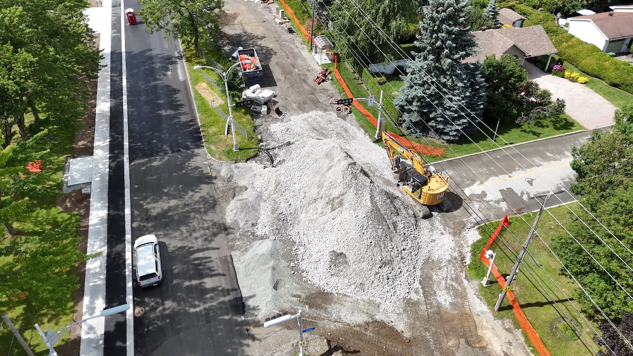Les chantiers vus du ciel