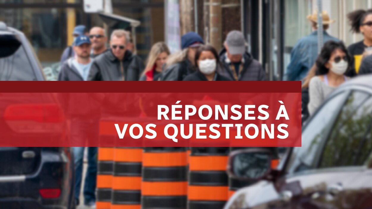Texte sur image : Réponses à vos questions.