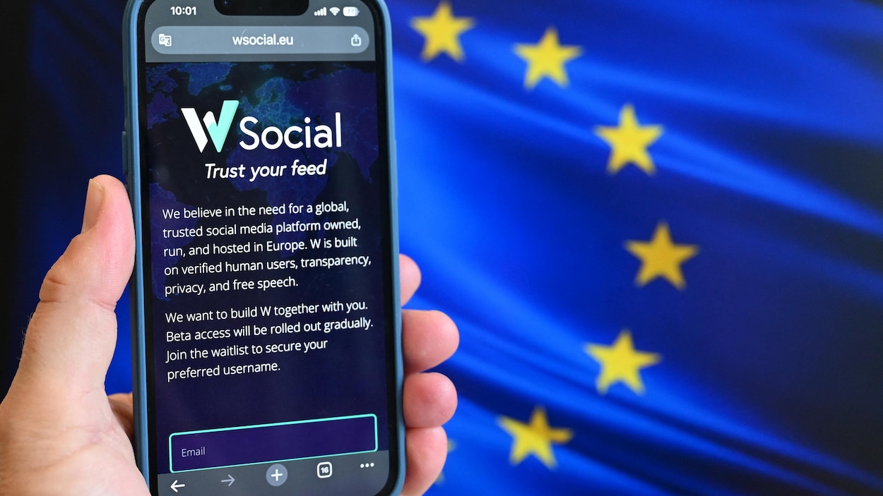 Le réseau social W, concurrent européen de X, lance sa version publique