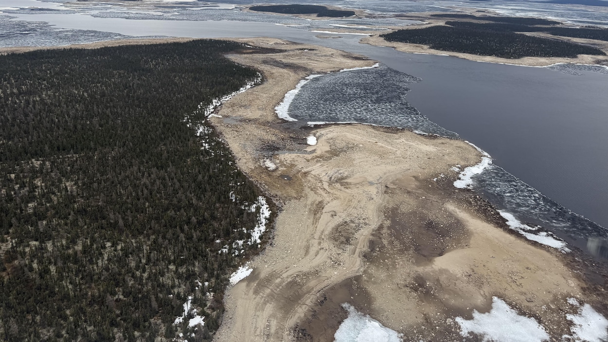 Le plus gros réservoir d’Hydro-Québec est aux trois quarts vide