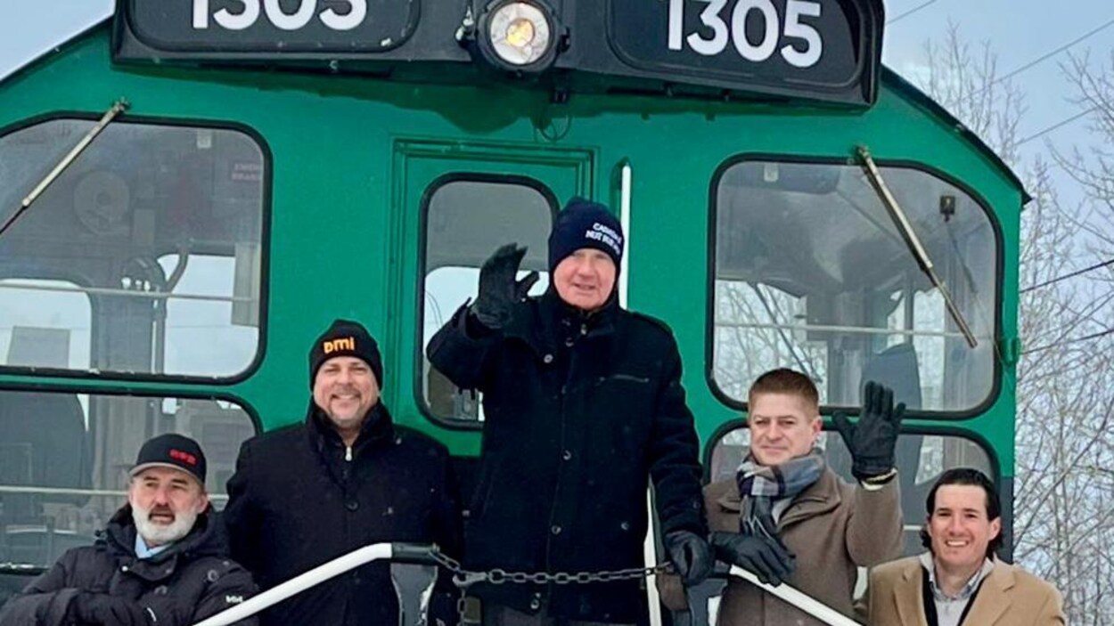 Une locomotive historique est de retour à Iroquois Falls