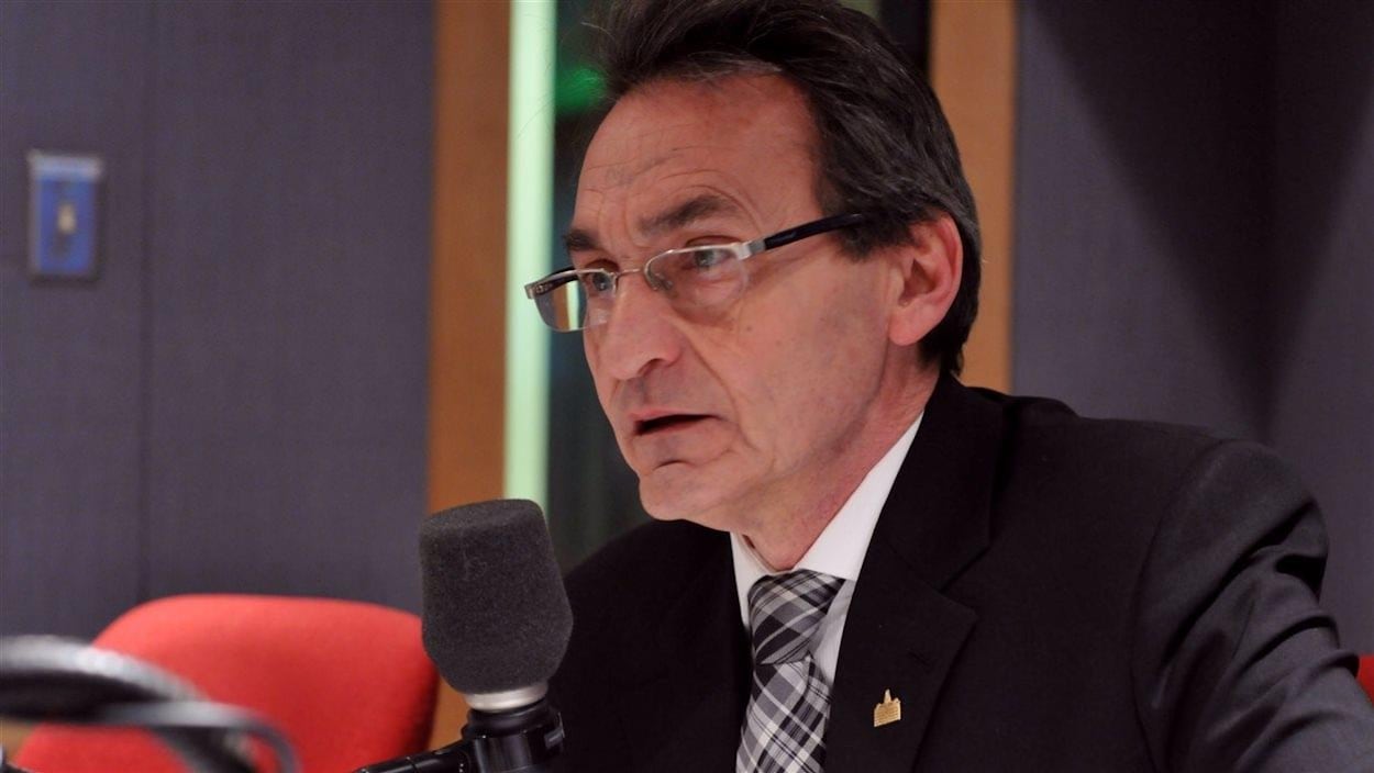 Richard Bergeron au micro de Radio-Canada.