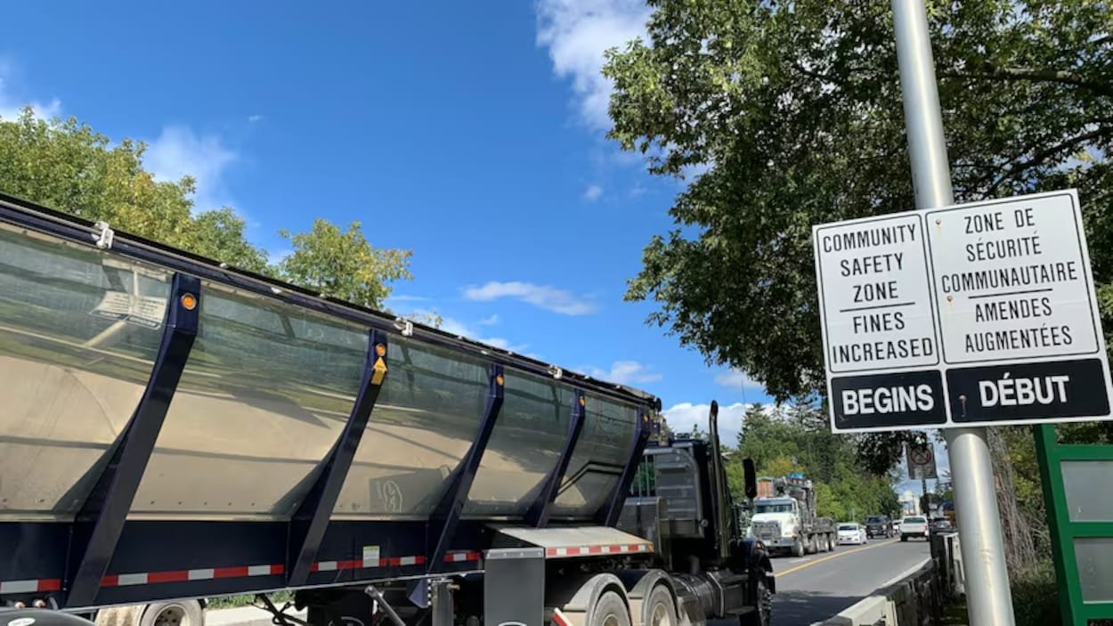 Un sondage sur la circulation des camions dans le sud d’Ottawa